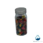 جار شیشه ای 4گوش درب کانتینری سایز3