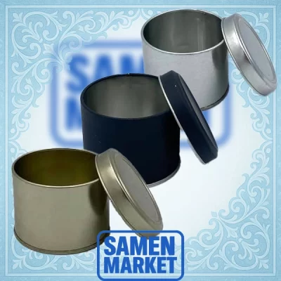 قوطی فلزی ارتفاع 6 سانتی متر