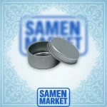 جار فلزی 4.5 سانت نقره ای