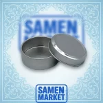 جار فلزی 6.5 سانت نقره ای 1