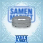 جار فلزی 6.5 سانت نقره ای