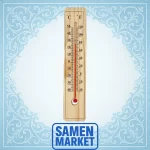 دماسنج الکلی چوبی دیواری