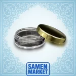 قوطی کرم 30 گرمی کریستالی طلایی