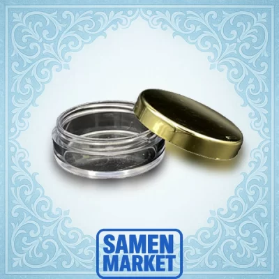 قوطی کرم 30 گرمی کریستالی طلایی