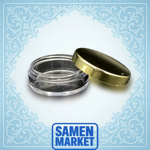 قوطی کرم 30 گرمی کریستالی طلایی قوطی کرم 30 گرمی کریستالی طلایی