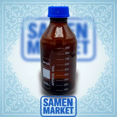 بطری در آبی-قهوه ای 1000 میل