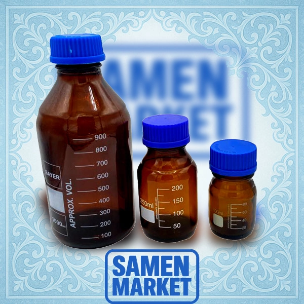 بطری قهوه ای دز آبی